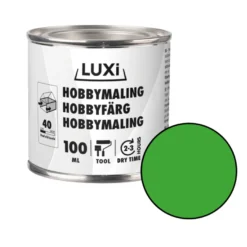 Hobbymaling grøn 100 ml - LUXI®