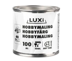 Hobbymaling hvid 100 ml - LUXI®