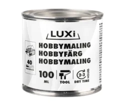 Hobbymaling rød 100 ml - LUXI®
