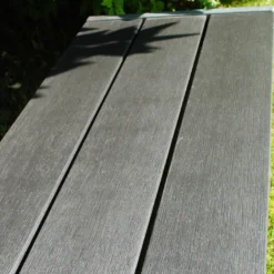HORTUS bænk H-model nonwood antracitgrå 180 cm