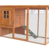 HORTUS hønsehus brunbejdset 198 x 75,5 x 103 cm