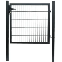 HORTUS låge t/panelhegn sort 100 x 100 cm - webshop