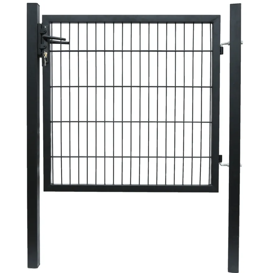 HORTUS låge t/panelhegn sort 100 x 100 cm - webshop