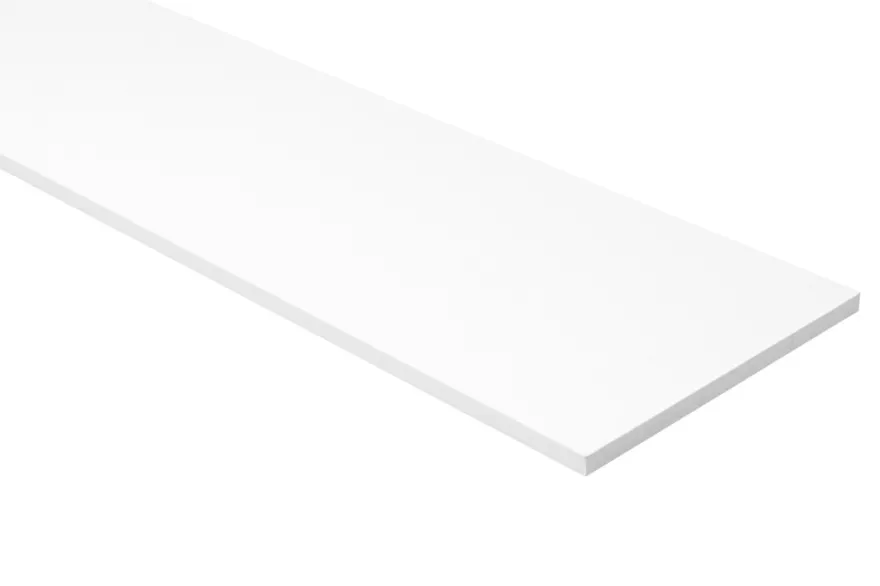 Hylde melamin hvid 16 mm x 30 x 80 cm