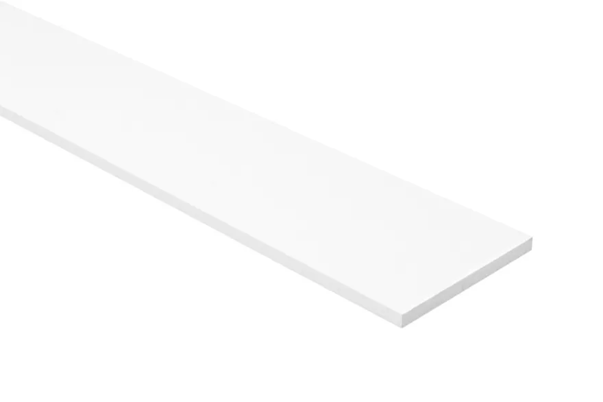 Hylde melamin hvid 16 mm x 20 x 80 cm