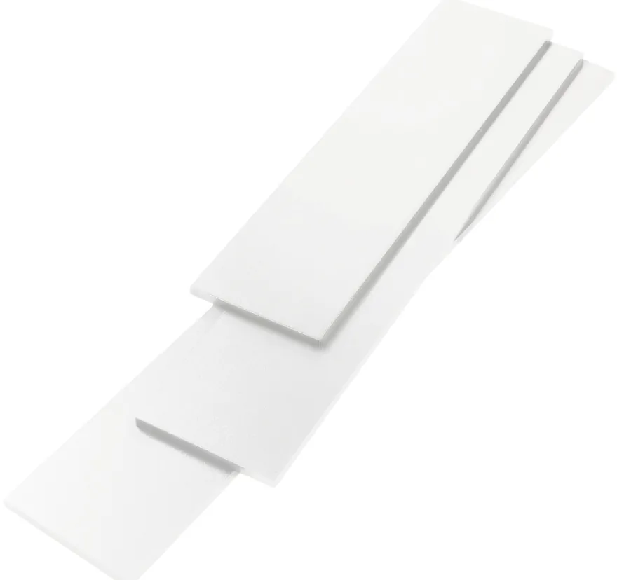 Hylde melamin hvid 16 mm x 20 x 120 cm