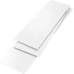 Hylde melamin hvid 22 mm x 30 x 120 cm