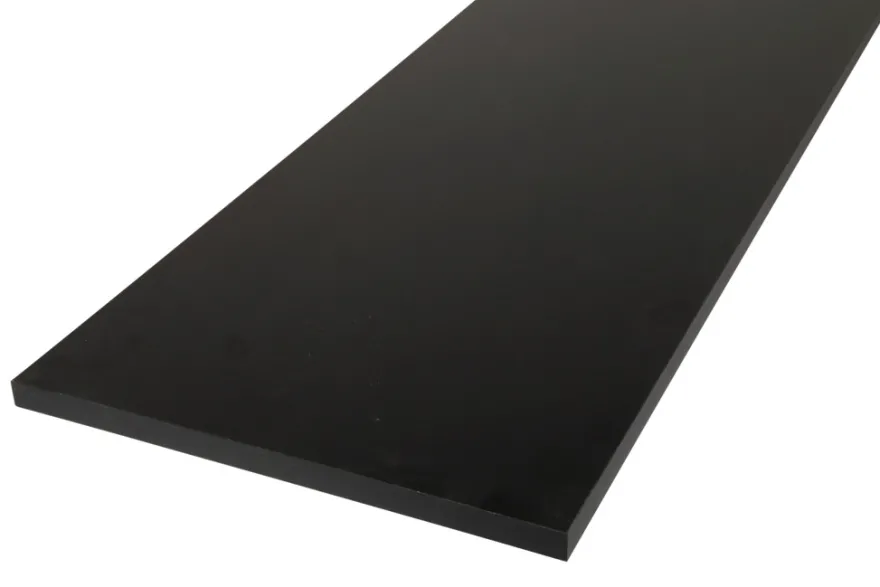 Hylde melamin sort 16 mm x 30 x 120 cm