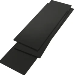 Hylde melamin sort 16 mm x 30 x 120 cm