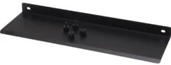 Hylde til akustikpanel 35,5 x 11 cm sort