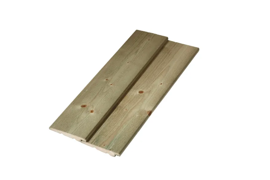 Imprægneret klinkbeklædning gran 25 x 125 x 3000 mm
