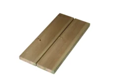 Imprægneret terrassebræt fyr 25 x 100 mm x 4,2 meter