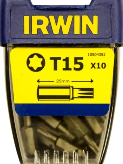 Irwin bits torx T15 - 10 stk.