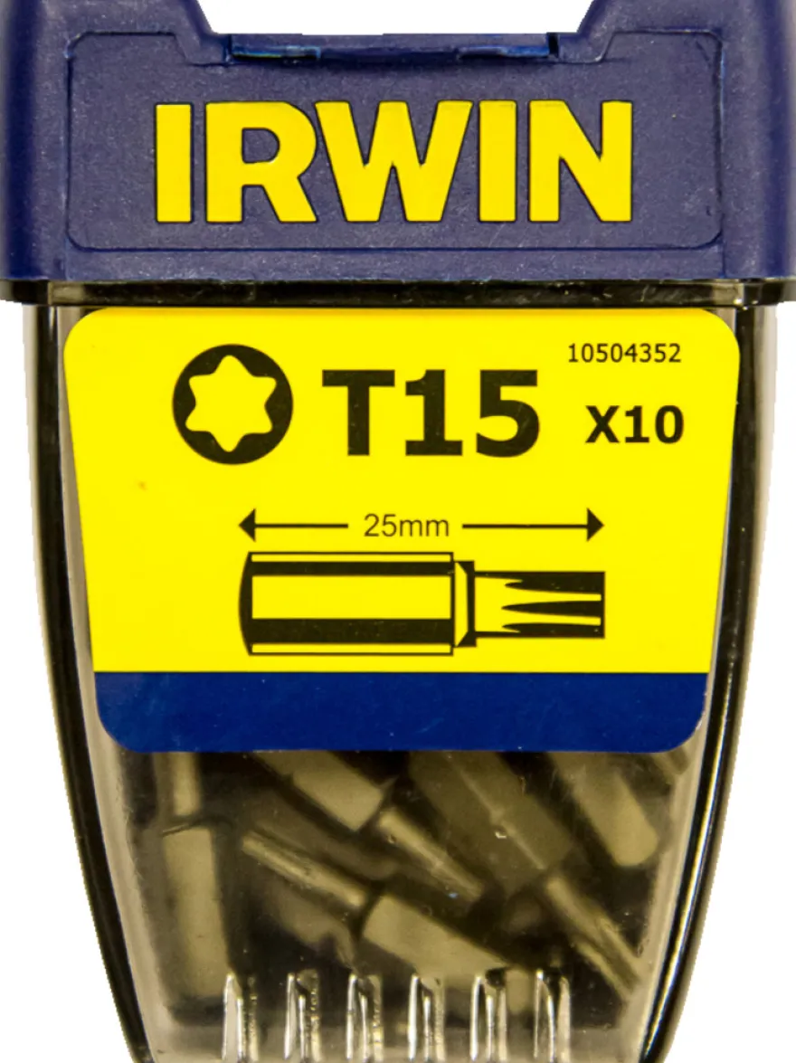 Irwin bits torx T15 - 10 stk.