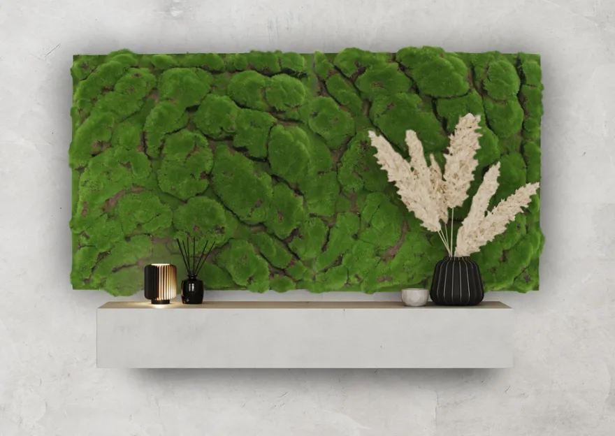 Jangal Modular Wall mospanel 52 x 52 cm - Dark Green Bulk