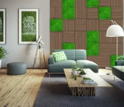 Jangal Modular Wall mospanel 52 x 52 cm - Rich Green