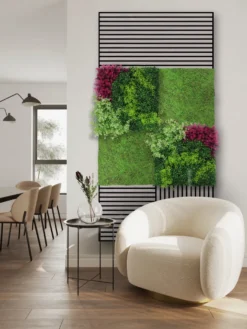 Jangal Modular Wall plantepanel 52 x 52 cm - Pink Mix