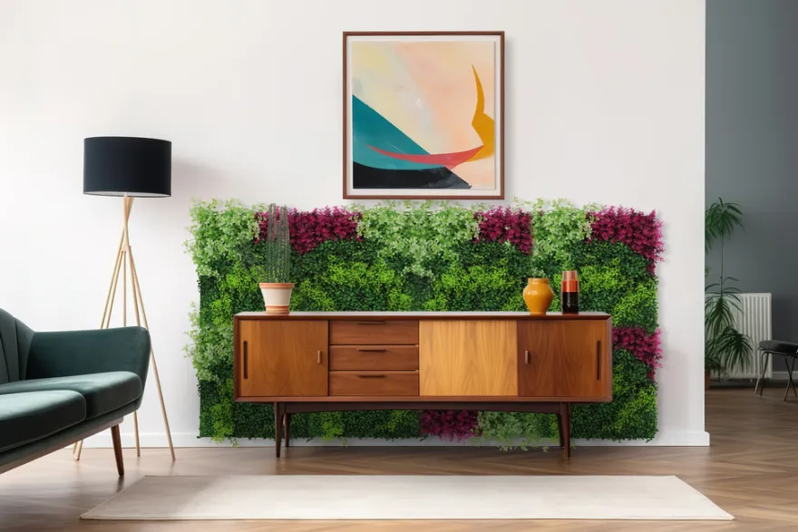 Jangal Modular Wall plantepanel 52 x 52 cm - Pink Mix