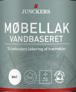 Junckers Møbellak mat vandbaseret 0,75 liter