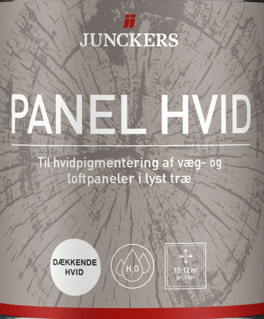 Junckers Panel Hvid dækkende hvid 2,5 liter