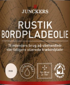 Junckers Rustik Bordpladeolie Hvid 0,75 liter