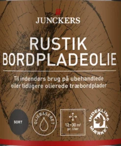 Junckers Rustik Bordpladeolie Sort 0,75 liter