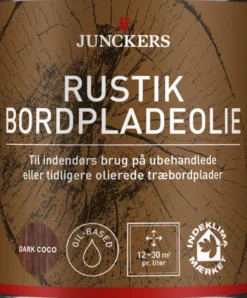 Junckers Rustik Bordpladeolie Dark Coco 0,75 liter