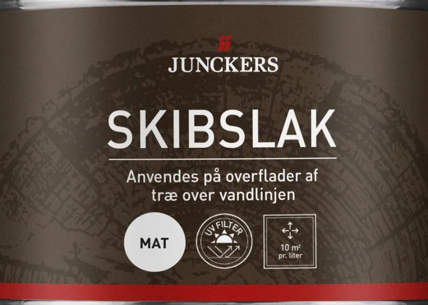 Junckers SkibsLak mat 0,375 liter