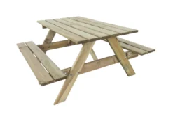 Junior bord/bænkesæt 90 x 90 x 50 cm
