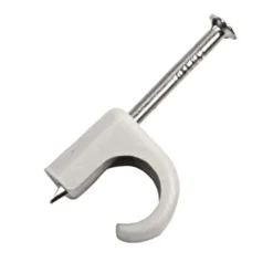 Kabelclips 7-10 mm grå 100 stk. - Elworks