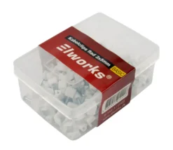 Kabelclips flad 4 x 6 mm 100 stk. - Elworks