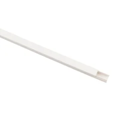 Kabelkanal hvid 12 x 8 mm selvklæbende - Elworks