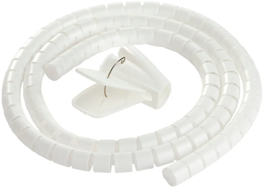 Kabelsamler hvid Ø20 mm x 1,5 meter - PRIZE®
