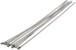 Kabelstrips 360 mm rustfrit stål 10 stk.
