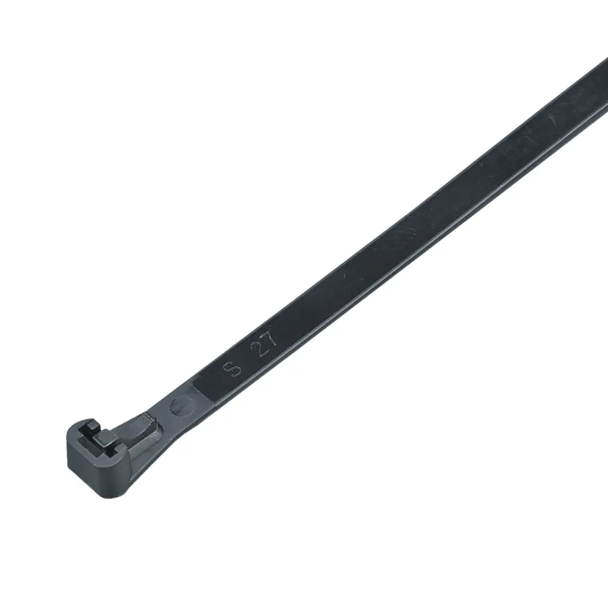 Kabelstrips 200 mm sort 50 stk.