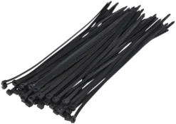 Kabelstrips 400 mm sort 50 stk.