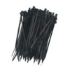 Kabelstrips 100 mm sort 100 stk. - Elworks