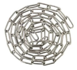 Kæde langleddet rustfri stål Ø4 mm x 2 meter