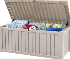 Keter Rockwood hyndeboks 570 liter hvid