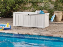 Keter Rockwood hyndeboks 570 liter hvid