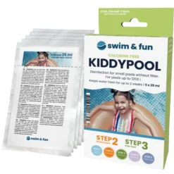KiddyPool vandpleje til soppebassin 5 x 25 ml - Swim & Fun