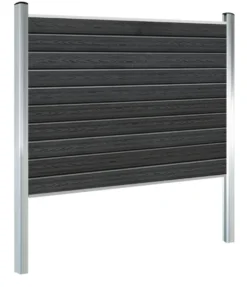 Kirkedal Alu hegn startsæt 128 x 180 cm