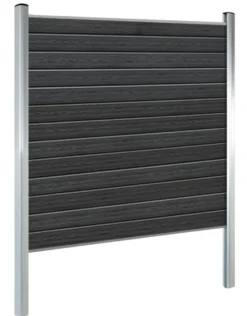 Kirkedal Alu hegn startsæt 184 x 180 cm