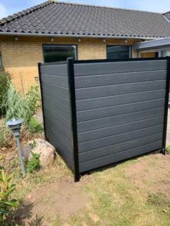 Kirkedal Alu Light hegn startsæt sort 184 x 150 cm