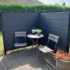 Kirkedal Alu Light hegn startsæt sort 156 x 150 cm