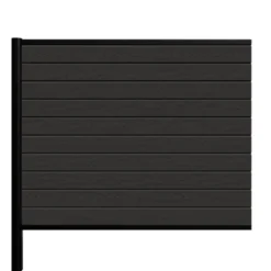 Kirkedal Alu Light hegn tilkøbssæt sort 128 x 150 cm