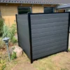 Kirkedal Alu Light hegn tilkøbssæt sort 184 x 150 cm