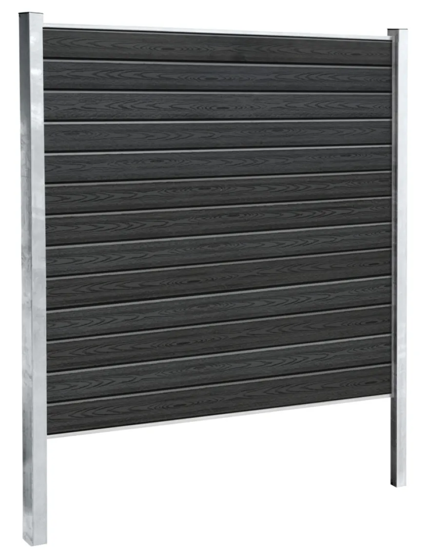 Kirkedal galvaniseret hegn K1 startsæt 180 x 180 cm