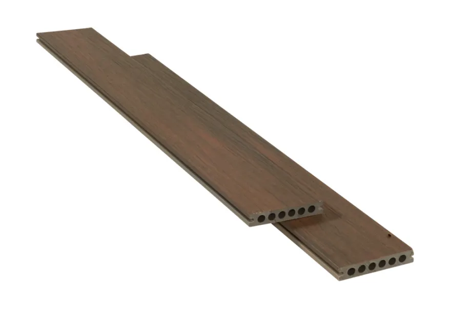 Kirkedal Heimdal terrassebrædder komposit Oak/Hardwood 22x130x4000 mm