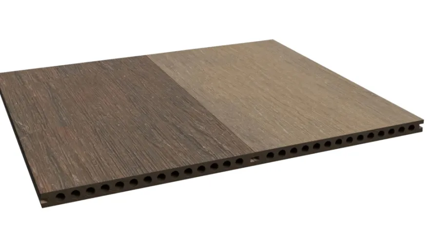 Kirkedal Heimdal terrassebrædder komposit Oak/Hardwood 22x300x6000 mm